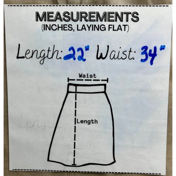 G.H. Bass & Co. Heritage Linen Blend Casual A-Line Utility Skirt Khaki Sz 10 - Picture 5 of 8